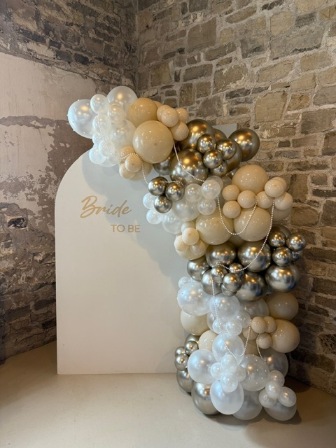 Bride To Be Neutral Arch